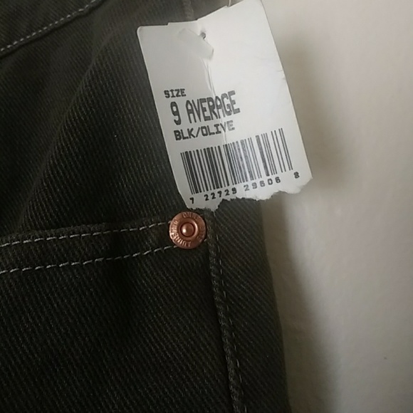 NWT VINTAGE '90s ellemeno Olive Straight Leg Jeans - Picture 4 of 8